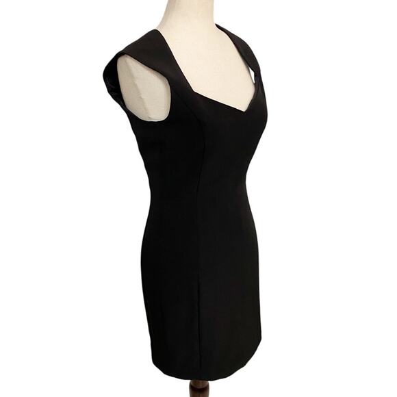 Mango Basics Sweetheart Little Black Cocktail Dress- XS - Picture 4 of 14